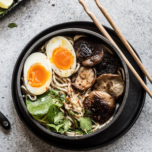 Mushroom and Egg Ramen